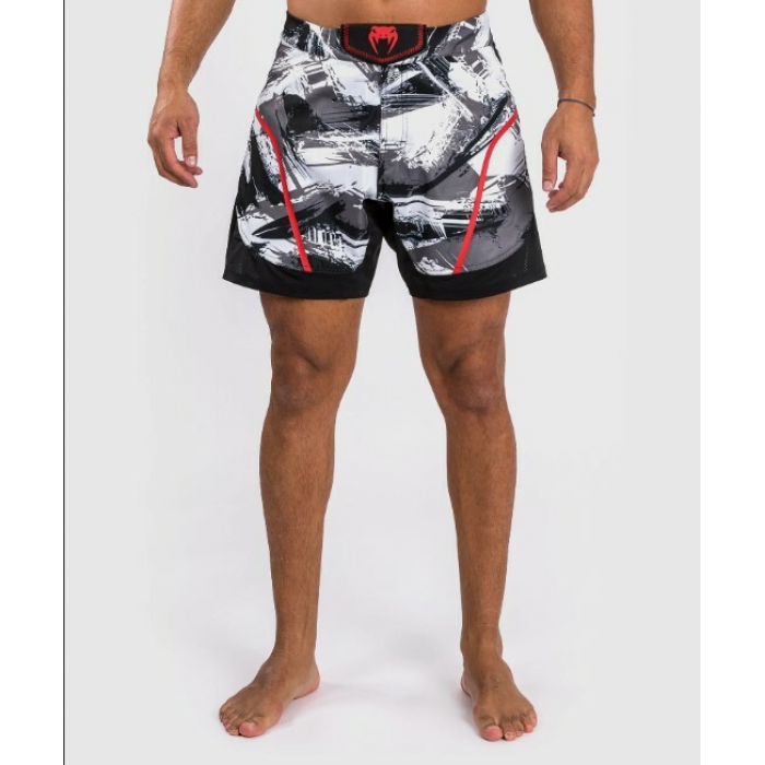 Шорти - Venum Electron 3.0 Fightshort - Grey/Red​